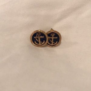 Anchor Stud Earrings. Never worn!